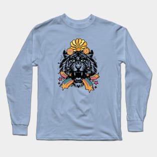 Psychedelic Tiger Long Sleeve T-Shirt